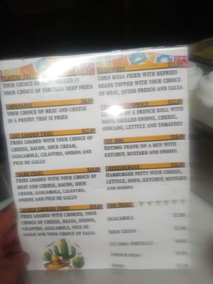 Menu photo 1 El Charrascas Castro Valley, CA