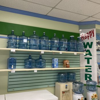 Happy water - a display of water bottles and refrigerators - Water Stores Near Me - Whittier, California Happy water - a display of water bottles and refrigerators - Water Stores Near Me - Whittier, California