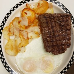 Country Fried Steak and Eggs
