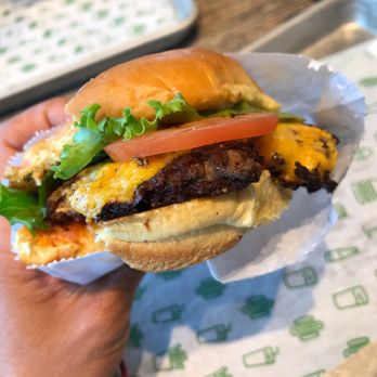 Shake Shack - A bit over cooked on the patty - Burgers Near Me - Los Angeles, California