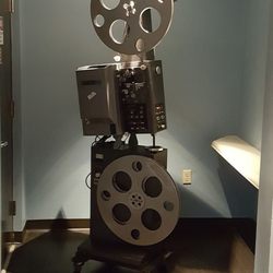 Tower Theater Miami - Nice old style film reel in the lobby.