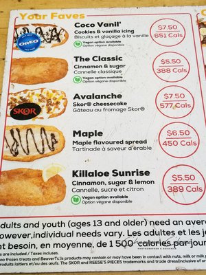 Menu photo 3 BeaverTails Ottawa, ON