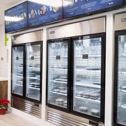HM Meal Prep - New lobby with fridges filled with meals ready to eat