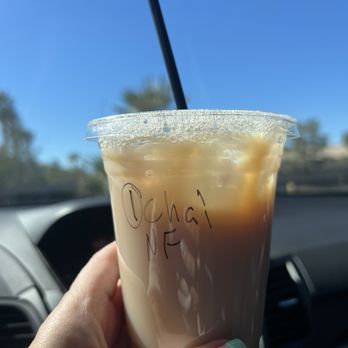 Grouchy John's Coffee - Iced Chai Latte - Coffee & Tea Near Me - Las Vegas, Nevada