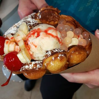 Bobatopia - Egg waffle, ice cream and toppings. - Bubble Tea Near Me - Selma, Texas Bobatopia - Egg waffle, ice cream and toppings. - Bubble Tea Near Me - Selma, Texas