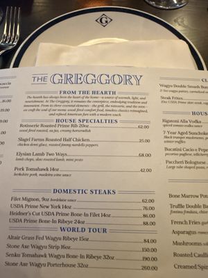 Menu photo 2 The Greggory South Barrington, IL