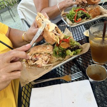 Rek'-Lis Brewing - Grilled Chicken Sandwich and French Onion Patty Melt on a Gluten free bun! - Brewpubs Near Me - Bethlehem, New Hampshire