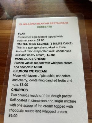 Menu photo 1 El Milagro Mexican Restaurant Grass Valley, CA Menu photo 1 El Milagro Mexican Restaurant Grass Valley, CA