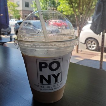 Pony Espresso - Ashland - a plastic cup with a straw - Coffee & Tea Near Me - Ashland, Oregon Pony Espresso - Ashland - a plastic cup with a straw - Coffee & Tea Near Me - Ashland, Oregon