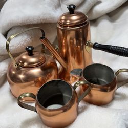 Olde Town Antiques - Copper town set--gorgeous!