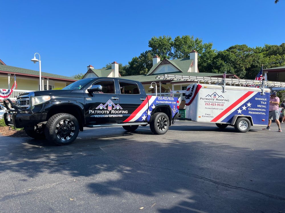 Slide of Patriots Roofing