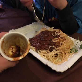 Das Loreley Weinstübchen - Kids spaghetti. huge portion and sauce comes on the side. - Wine Bars Near Me - Sankt Goarshausen, RP