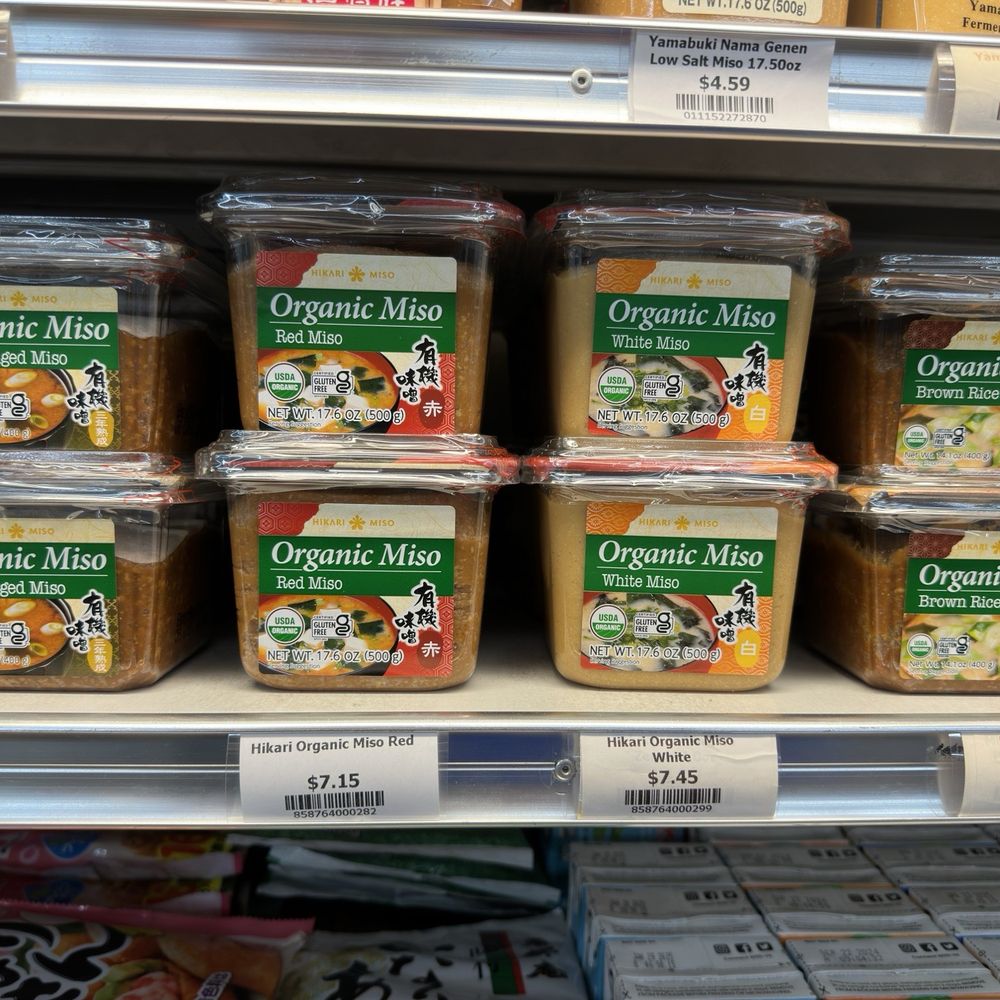 See the white organic miso from Katagiri priced at $7.45