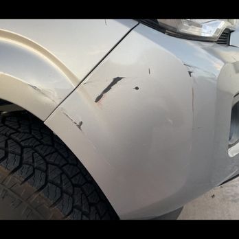 Bumper Fix - Before - Mobile Dent Repair Near Me
