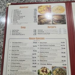 Golden Dragon - Menu