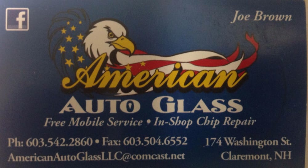AMERICAN AUTO GLASS 3 Tutherly Ave, Claremont, New Hampshire Auto