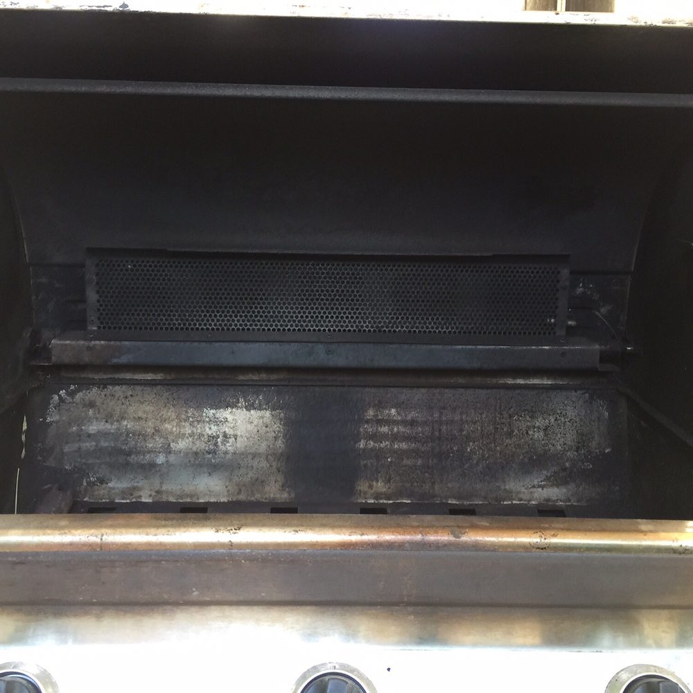 Grill Masters - Fire Magic prior to repair. Back burner was not working. - Grill Services Near Me