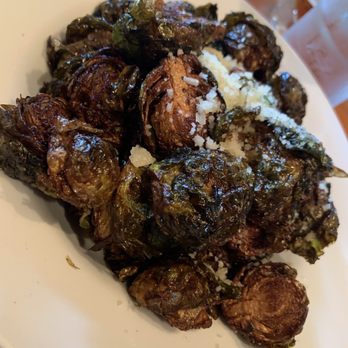 Cafe Bernardo  - Brussel sprouts with Parmesan and lemon vinaigrette - New American Near Me - Davis, California