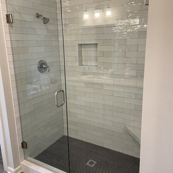 Legacy Stone  - Master shower after completion. - Flooring Near Me - Vancouver, Washington