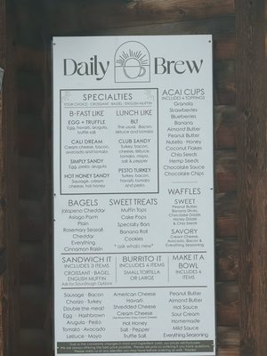 Menu photo 2 The Daily Brew Coeur d'Alene, ID Menu photo 2 The Daily Brew Coeur d'Alene, ID