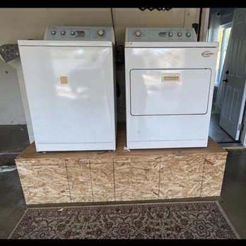 Attic Cleaning - Platform for washer and dryer - Air Duct Cleaning Near Me - North Hollywood, California