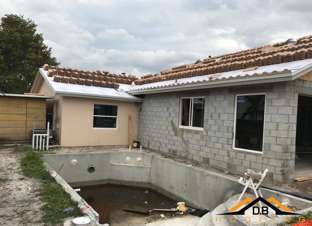 Slide of D.B Roofing