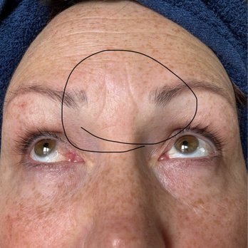 La Bella Figa - You can see only a few microblade lines on left brow - Eyelash Service Near Me - Rohnert Park, California