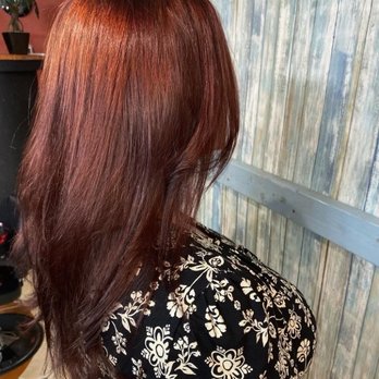 Shear Oasis Salon - Cherry cola color by Caitlin Marie - Hair Salons Near Me - Payson, Arizona