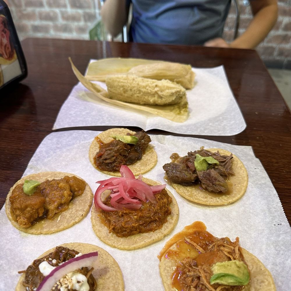 Guisados - OG Sampler and 2 Tamales - Tacos Near Me - Burbank, California Guisados - OG Sampler and 2 Tamales - Tacos Near Me - Burbank, California