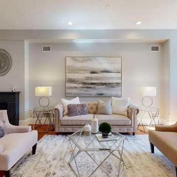 Staging Design DC - U-shaped furniture arrangement in living room. - Interior Design Near Me - Washington, DC, District of Columbia