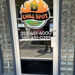 D Chill Spot - The front door was very inviting. Loved the color.