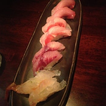 Sushi Shunka - Sweet shrimp, red snapper, yellow tail, white fish. Forgot the names of them - Sushi Bars Near Me - Costa Mesa, California Sushi Shunka - Sweet shrimp, red snapper, yellow tail, white fish. Forgot the names of them - Sushi Bars Near Me - Costa Mesa, California