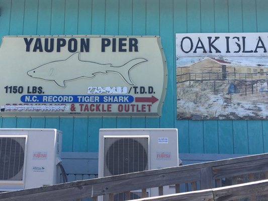 Oak Island Pier by null