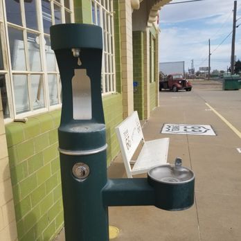 U Drop Inn - Bottle filling station outside cafe - Landmarks & Historical Buildings Near Me - Shamrock, Texas
