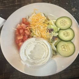 House salad w/ranch House salad w/ranch