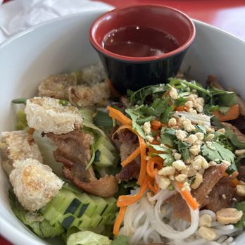 DK Vietnamese - Bun Thit Nuong which is Vermicelli with BBQ pork. The best I've ever had! - Vietnamese Near Me - Meridian, Idaho