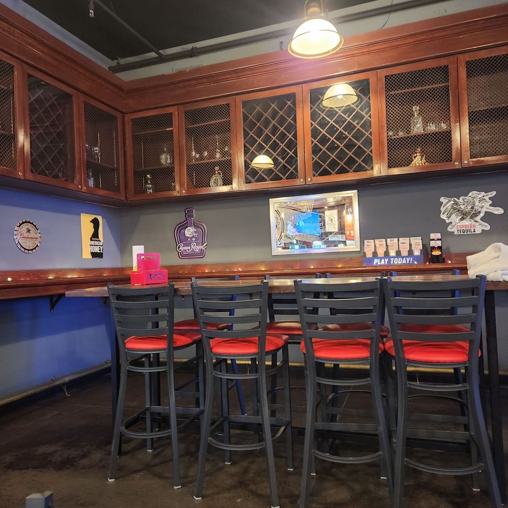 Saucy's Pizzeria-High Ridge - A closer look at the bar and cabinets - Pizza Near Me - High Ridge, Missouri Saucy's Pizzeria-High Ridge - A closer look at the bar and cabinets - Pizza Near Me - High Ridge, Missouri