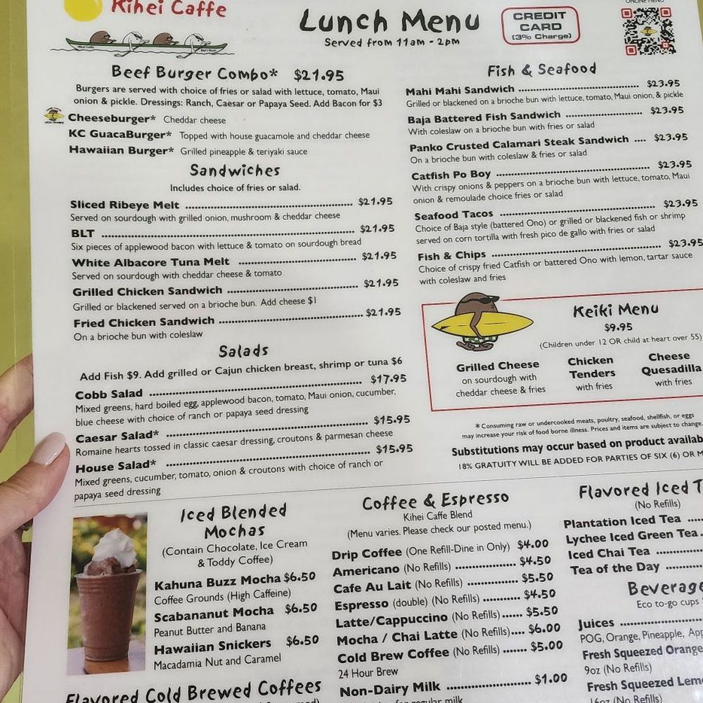 Kihei Caffe - Hawaiian Near Me - Kihei, Hawaii Kihei Caffe - Hawaiian Near Me - Kihei, Hawaii
