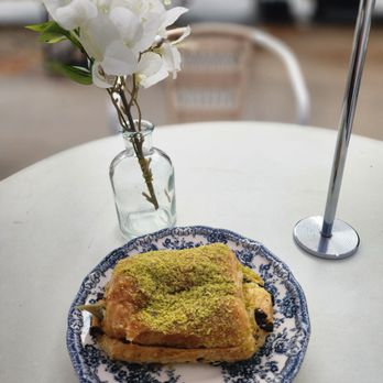 maman - Pistachio chocolate croissant with some kind of sweet filling - Bakeries Near Me - Fairfax, Virginia