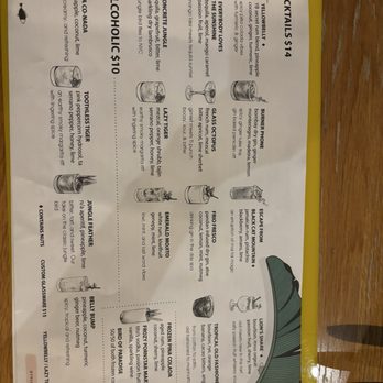 Yellowbelly - Cocktail menu - New American Near Me - St. Louis, Missouri