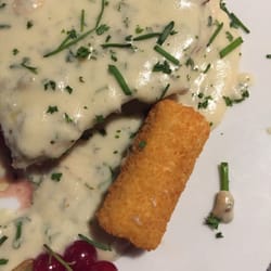 Die Kate Mamma Mia - Rumpsteak mit Gorgonzola. Ganz lecker!