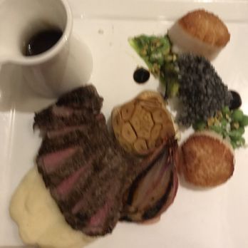 Gallery Restaurant - Surf and turf- split 12 oz NY strip with sea scallops! Slap your Mama good!!! - New American Near Me - Charlotte, North Carolina