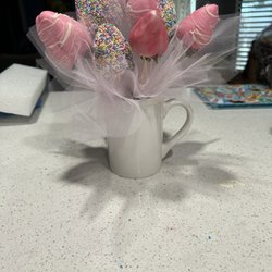Two Plates Full - Chocolate covered strawberries