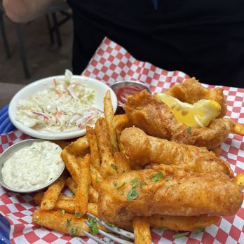 Max Gill and Grill - Fish and chips with old bay. - Seafood Near Me - Denver, Colorado