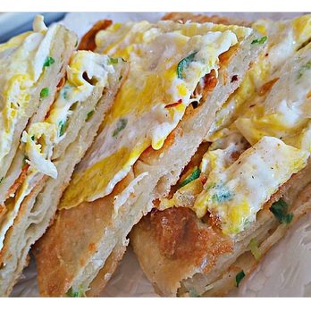 Xin Jiang Restaurant - GREEN ONION PANCAKE W.EGG - Chinese Near Me - Markham, Ontario