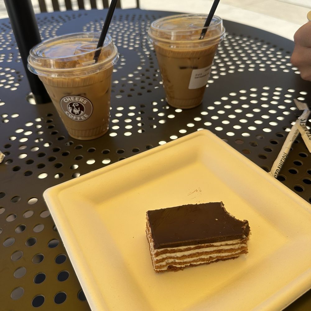 Cheers Coffee - Birds milk pastry, Carmelo latte and toasted marshmallow/macadamia latte - Coffee & Tea Near Me - Rancho Mirage, California