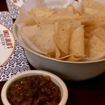 Uncle Julio's - Chips and salsa. This was actually good. - Tex-Mex Near Me - Schaumburg, Illinois Uncle Julio's - Chips and salsa. This was actually good. - Tex-Mex Near Me - Schaumburg, Illinois