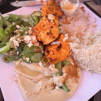 Lazeez Eats - chicken kabob plate - Mediterranean Near Me - Anaheim, California