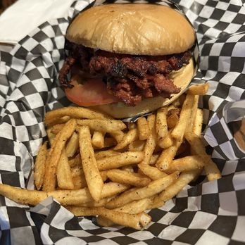 Flats Burgers - Sarap Manila with Cajun fries - Fast Food Near Me - San Francisco, California