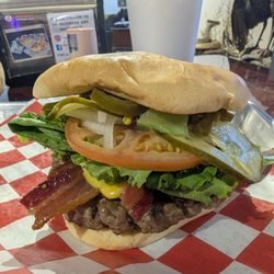 Midway Food Market - My loaded Burger